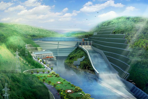 长白老挝南塔河1号水电站项目